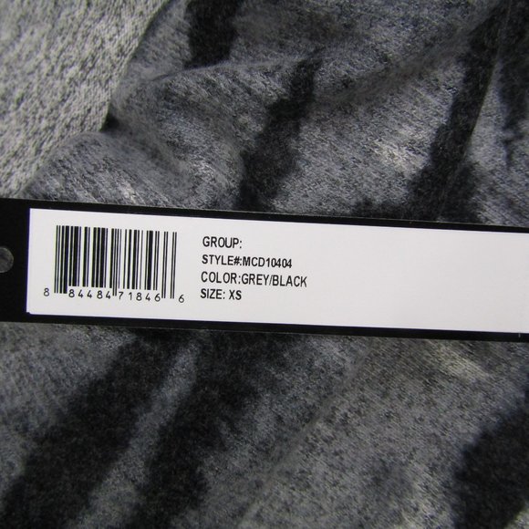 Catherine Malandrino NEW NWT XS Gray Black Dress Cowl Neck Animal Print - Picture 4 of 9